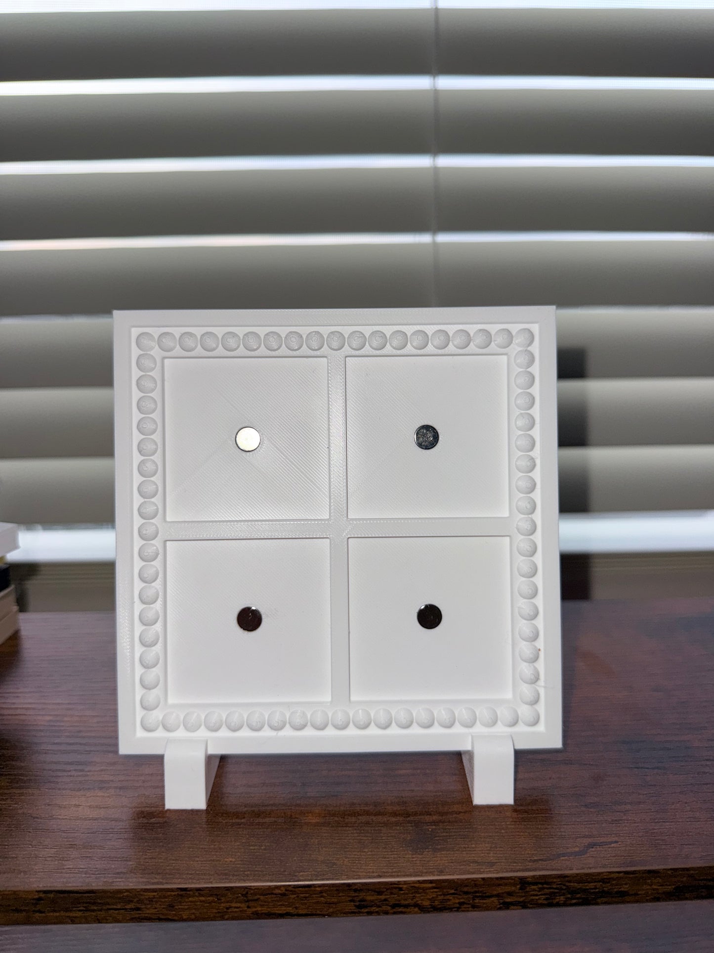 4-Piece Custom Photo Magnets & Frame
