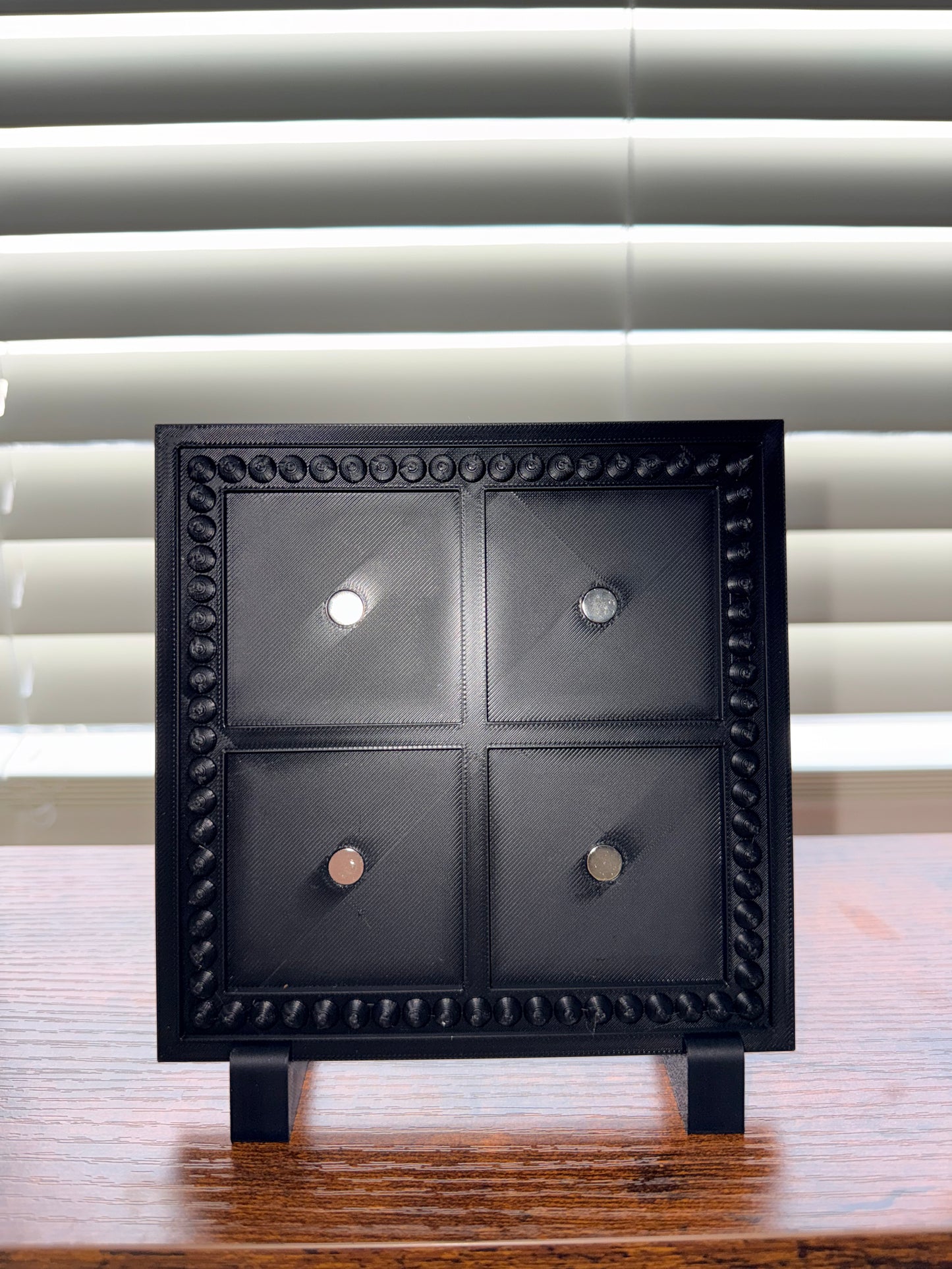 4-Piece Custom Photo Magnets & Frame